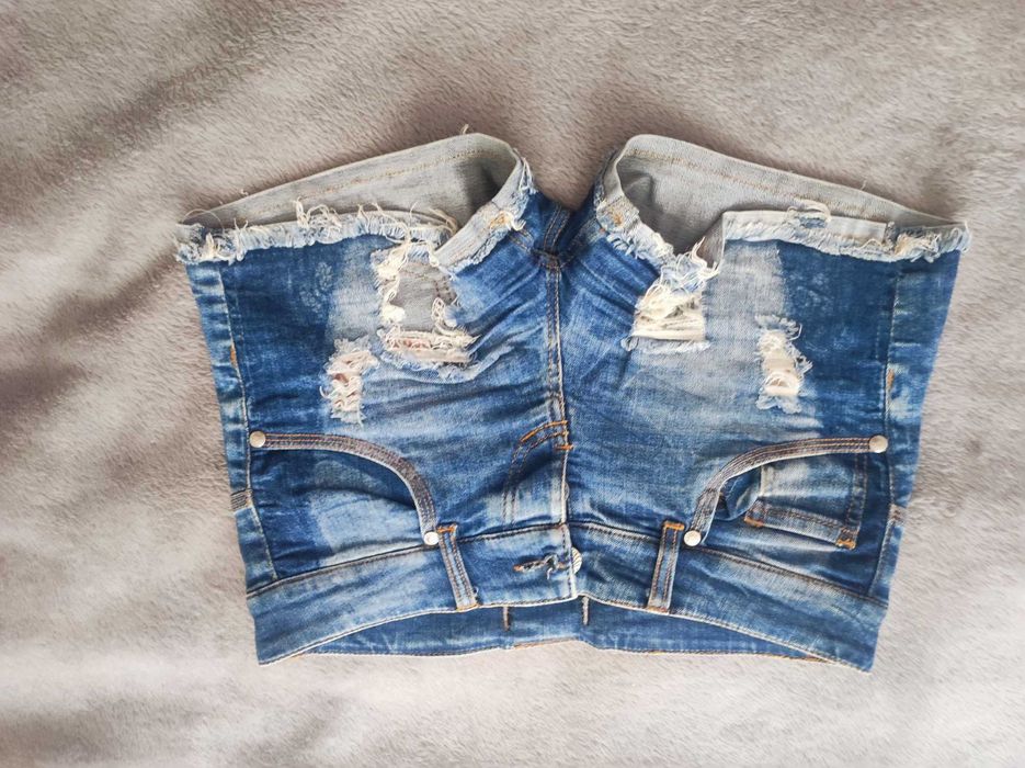 Дамски дънкови къси панталони