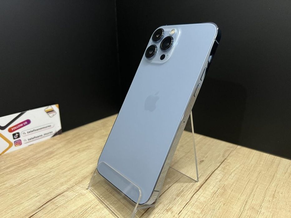 Iphone 13 Pro Max 128Gb Sierra Blue Second-Hand 3 ani garanție, Telefo