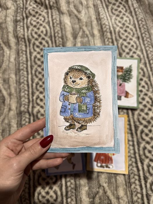 Ръчно рисувани картички