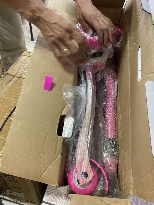 Самокат барби для девочек