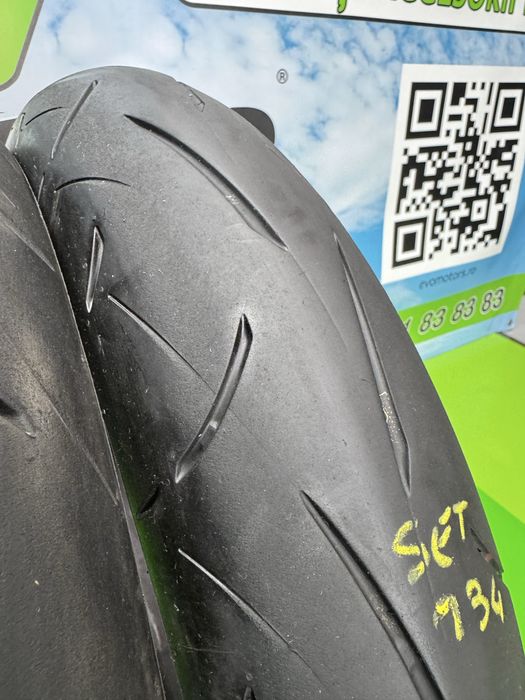 Set Anvelope Moto 2023 Dunlop Roadsport2 Cauciuc Fata spate Set134