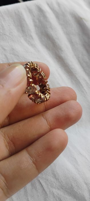 Елегантен пръстен Swarovski за жена с кристал, стилен и деликатен дизайн, подходящ за всеки повод, подарък за рожден ден, празник или специален момент