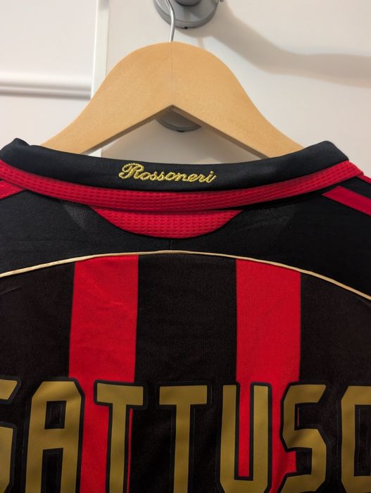 AC Milan  Long Sleeve - Gennaro Gattuso #8 - Mărime XL