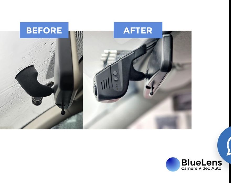Camera auto  BLUE LENS DUAL 4k  24/7