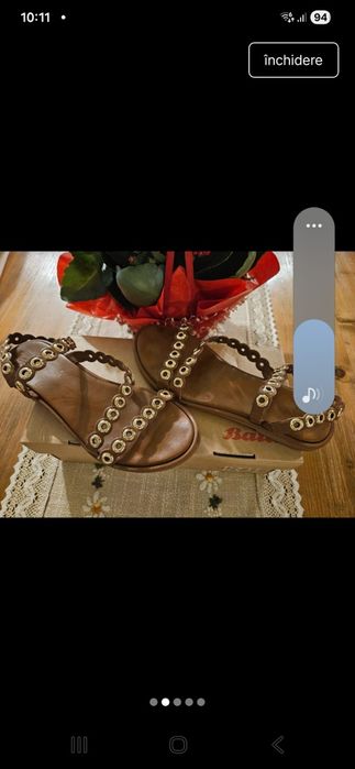 Sandale Bata din piele