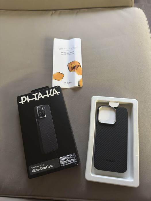 Карбонов Кейс за iPhone 15 Pro - Pitaka Ultra Slim