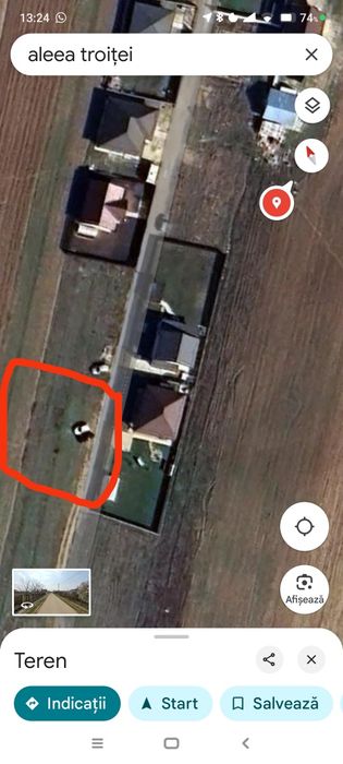 Teren Adunații Copăceni 513 m2.