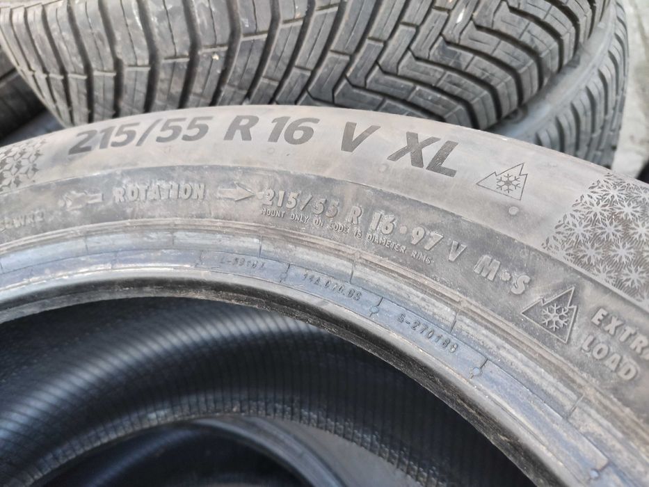 2бр Всесезонни гуми 215 55 16 - Continental