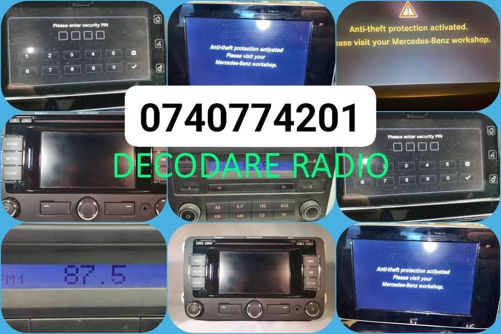 Decodare Navigatii Auto / Cd Player / Radio Casetofon orice model
