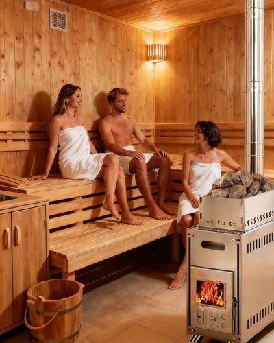 Печь для зимней палатки (бани)