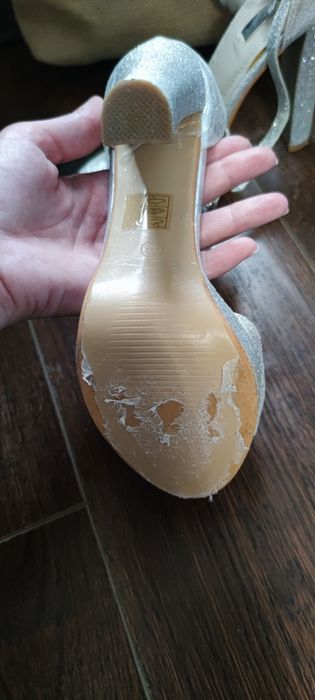 Sandale toc gros măsura 38