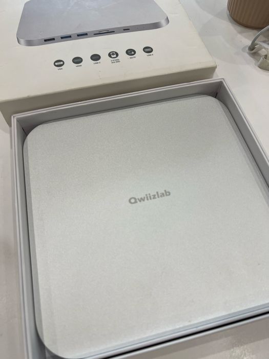 Usb-C Hub Mac Mini Qwizlab UH25 Silver