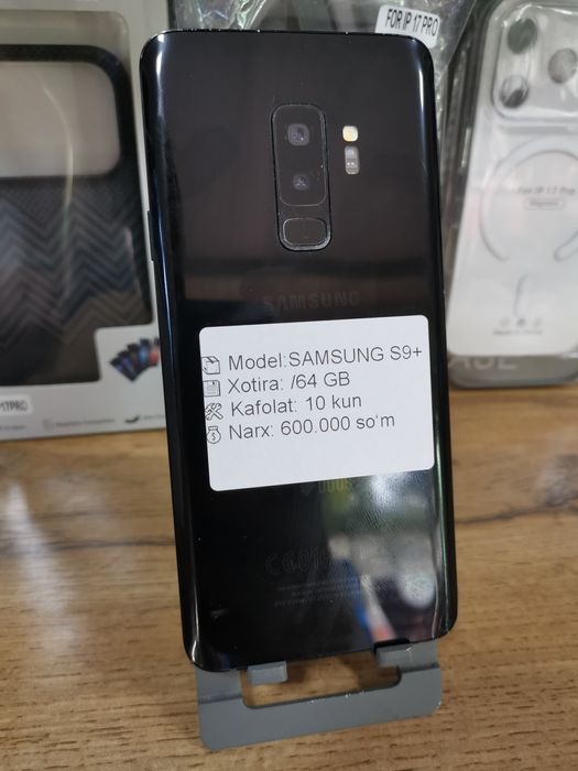 Samsung s9+ 64gb holati yaxshi ishlashida aybi yoq