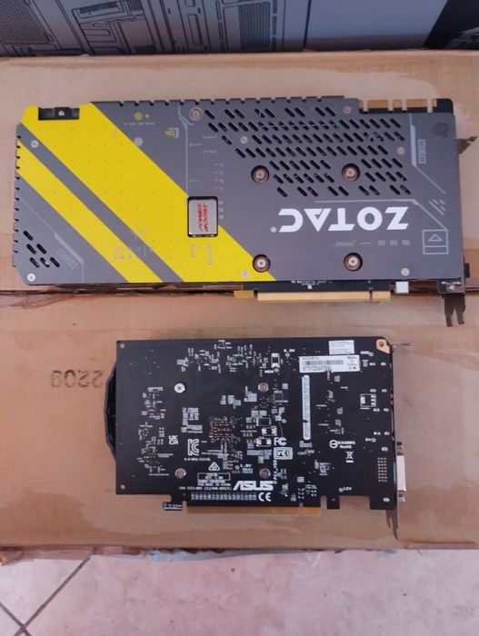 Placa video gtx 1070 8gb/gtx 1050 ti 4gb