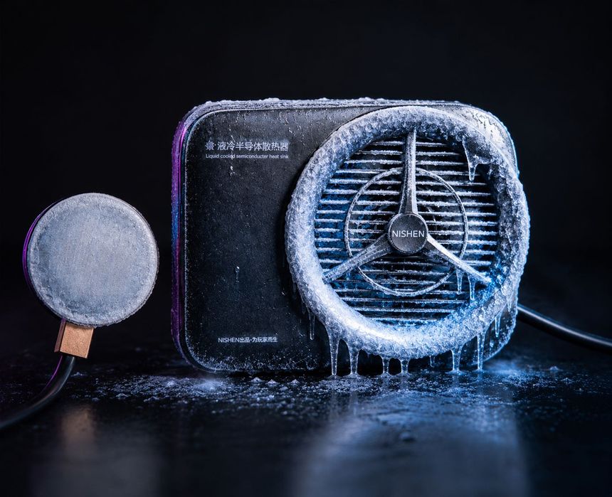 Cooler Magnetic Nishen 48W NOU – Răcire cu lichid pentru tabletă&telefon