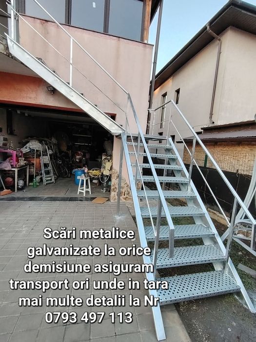 Scări metalice galvanizate la orice demisiune asiguram transport ori u