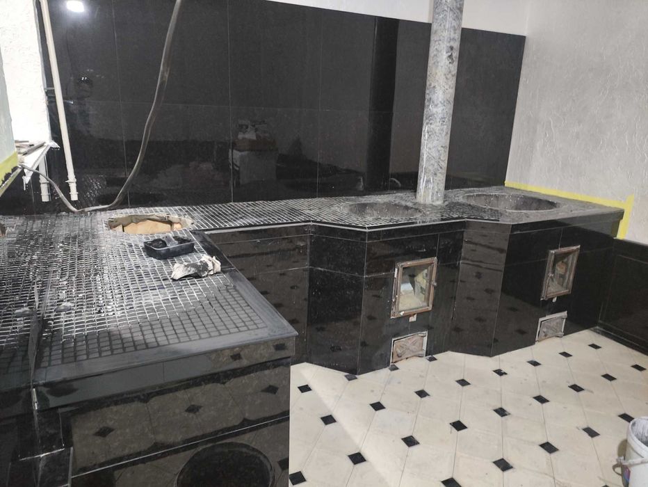 Цоколь из плитки профессионально