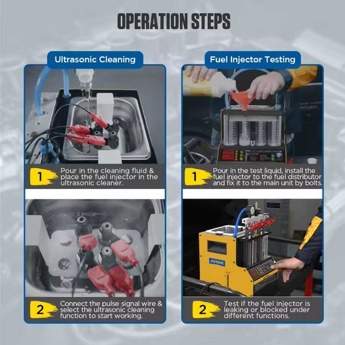 AUTOOL CT160 Стенд за проверка и почистване на бензинови инжектори