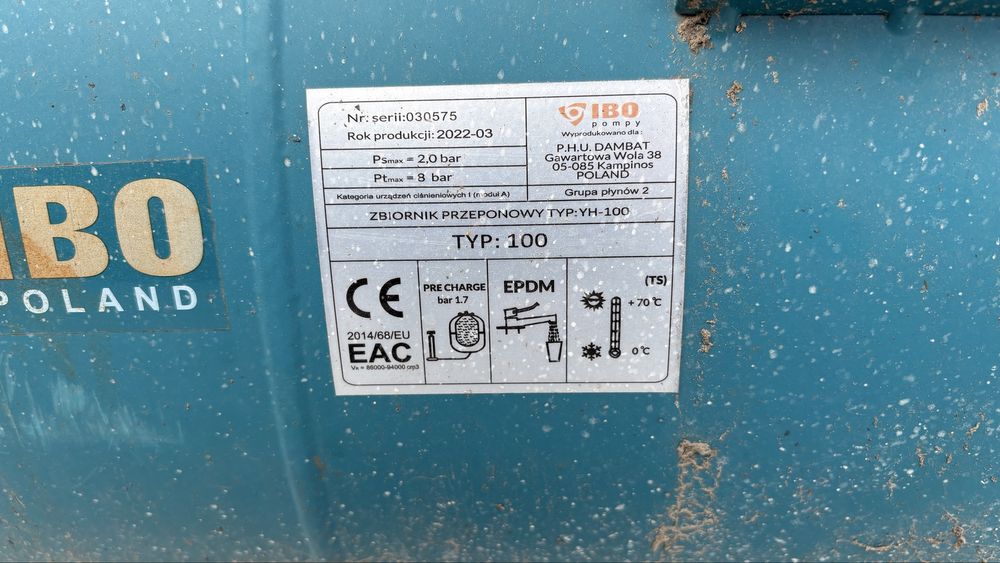 Hidrofor 100litri, vas de expansiune 100 l