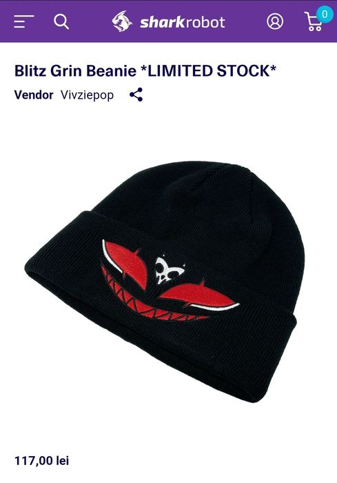 Caciula blitz grin beanie