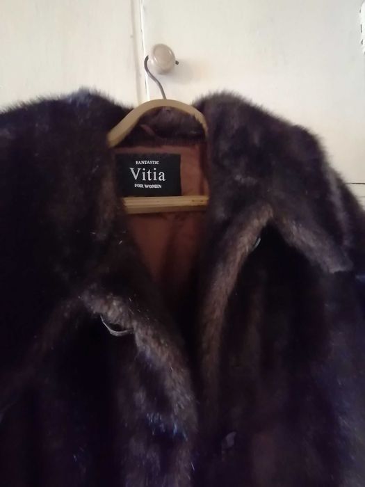 Шуба искусственная норка