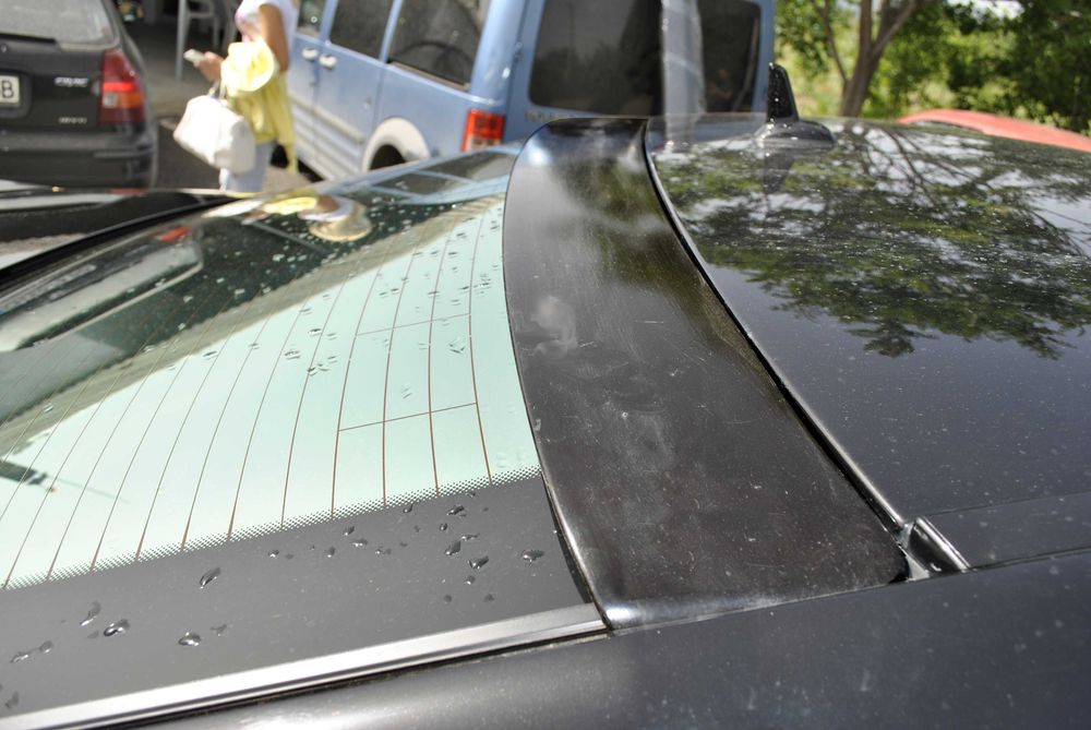 Сенник (спойлер задно стъкло) за Mercedes S-class W221 -  ЧЕРЕН ЛАК