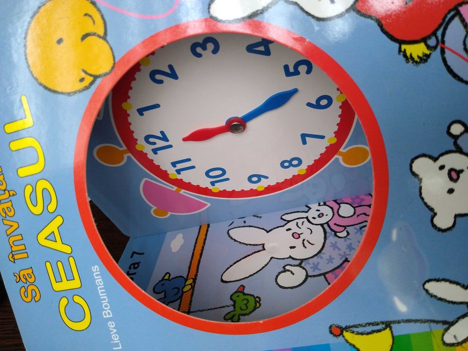 Cărticica copii "Sa învățăm ceasul"