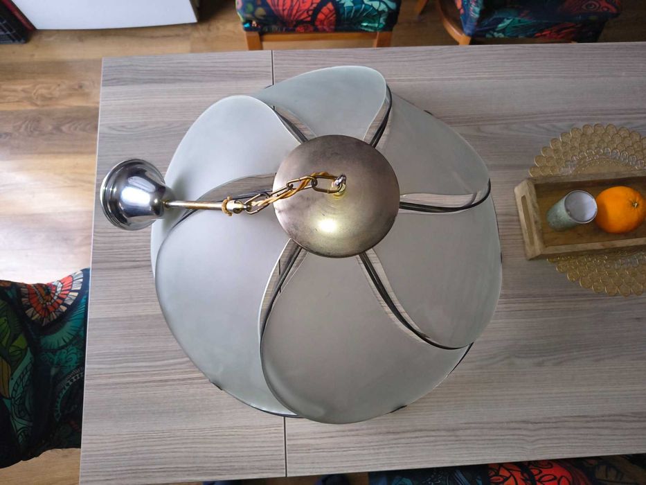 Полилей от метал и стъкло