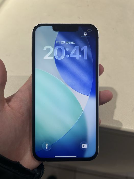 Айфон 13 белый 128гб 100% акб