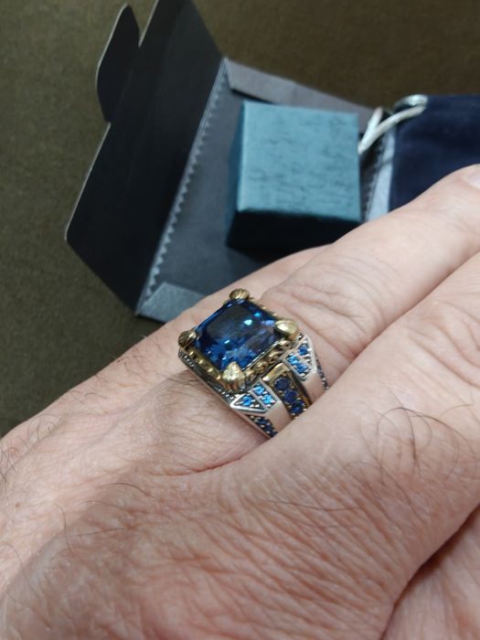 Мъжки сребърен пръстен 925