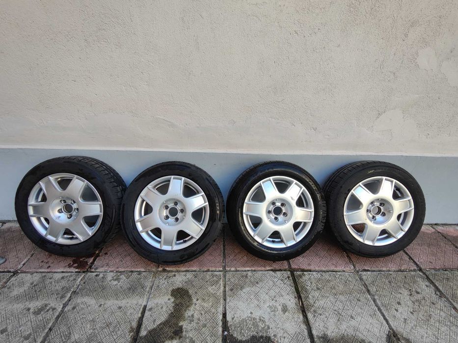 Продавам гуми с джанти, без заварки и кривини