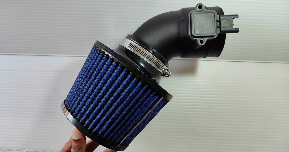 BMW N52 двигател : Преходник за спортен филтър