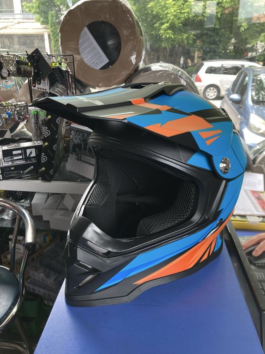 Нова Кросова Каска С, М/ каска Крос Мотор S, M 55-56, 57-58