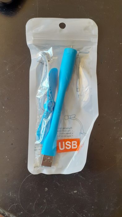 Вентилатор и лампа LED USB.