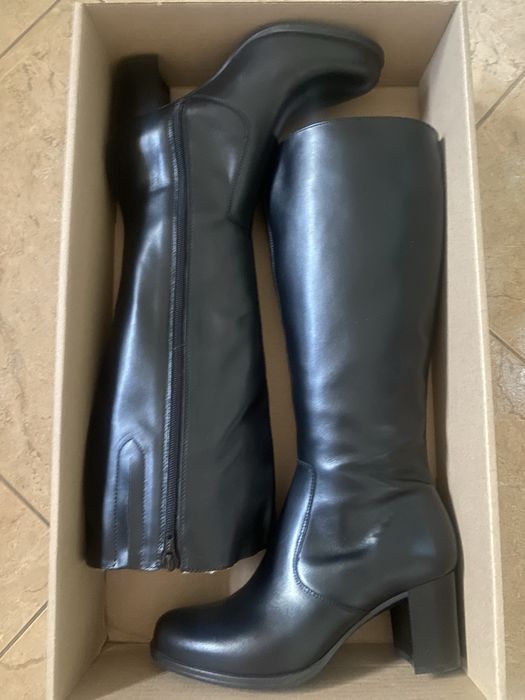 Cizme negre piele naturala mar 39 noi