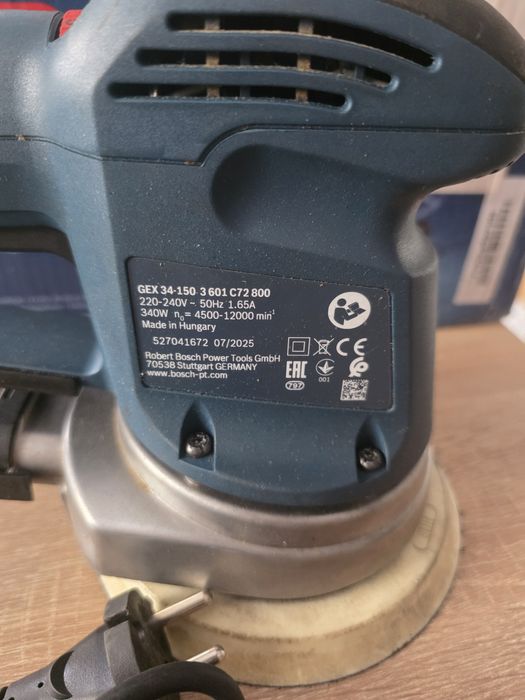 Slefuitor orbital electric Bosch GEX 34-150 230 V DEFECT