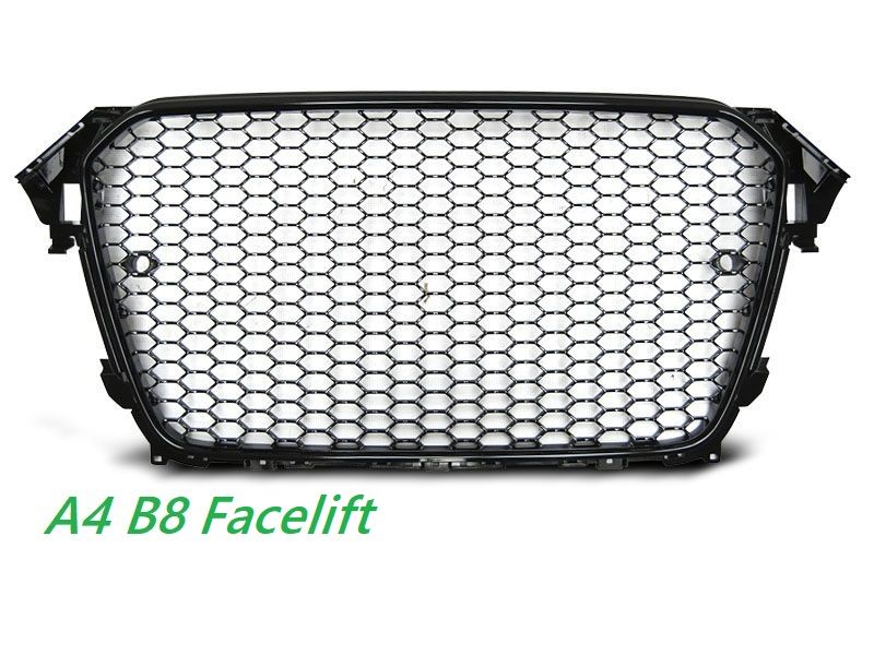 Grila Centrala RS Style Audi TT 8J A3 8P 8V A4 B7 B8 B9 A5 F5 A6 C6