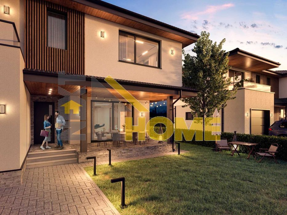 Самостоятелна еднофамилна къща с гараж и паркоместа