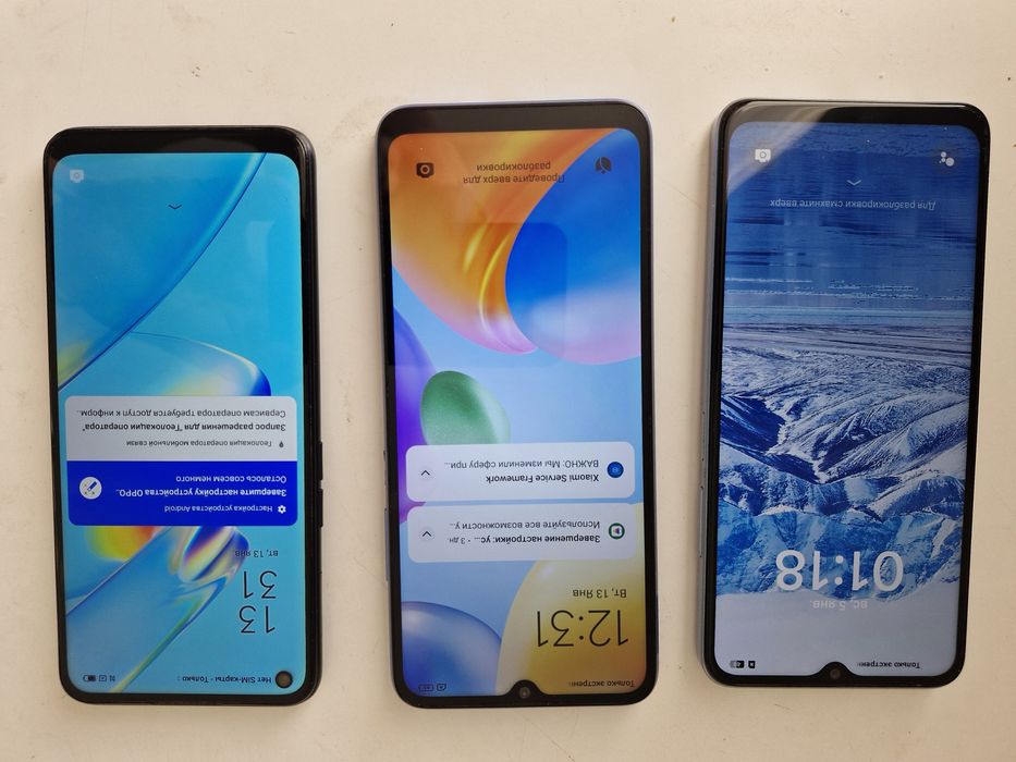 Oppo A18, Редми 10С, по 128 гб, Орро А54, 64 gb, за 25000 тг один.