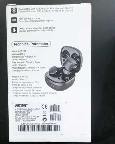 Vand casti wireless Acer Negru