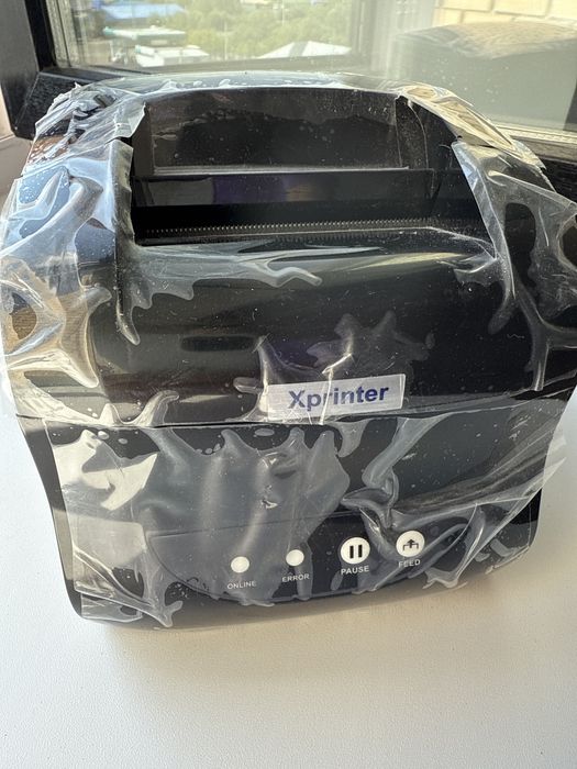 Принтер Термопринтер этикеток XPrinter XP-365B для маркировки черный