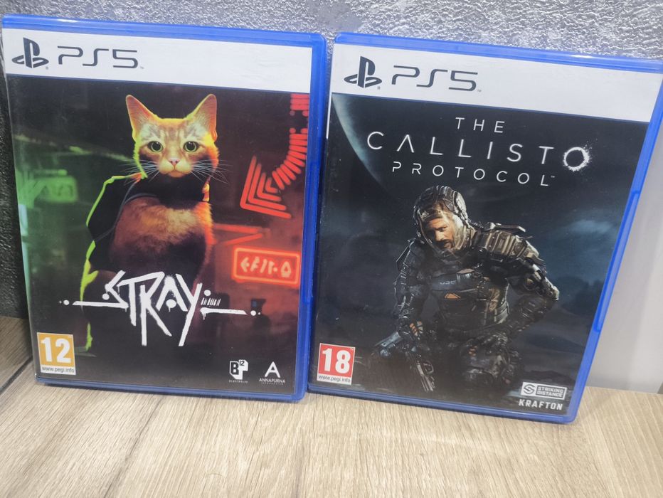Stray , Calisto protocol, ps5, диски. Playstation