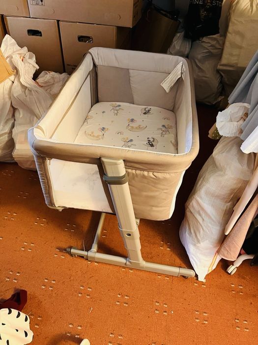 Patut atasabil co-sleeper Chicco Next2me Dream Evo , 0 luni+, bej