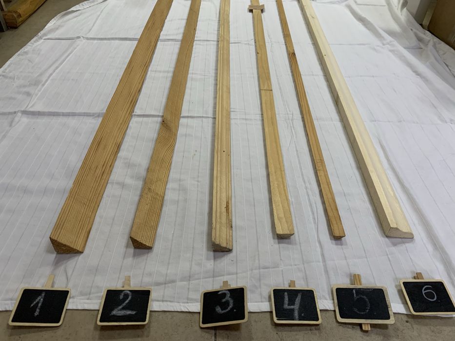 Дървени первази за под и таван