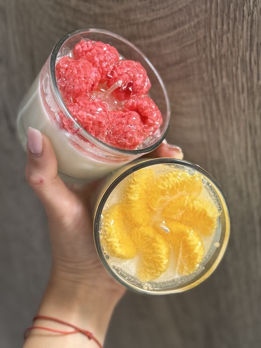 Соеви свещи - ръчно изработени