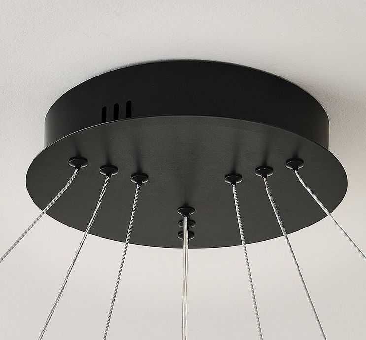 Стилни LED Полилеи пендели Saturn с 2 или 3 кристални ринга. Топ цени