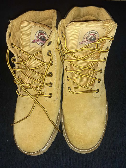 ЧИСТО НОВИ Oбувки ботуши от естествена кожа Brahma Размер 47