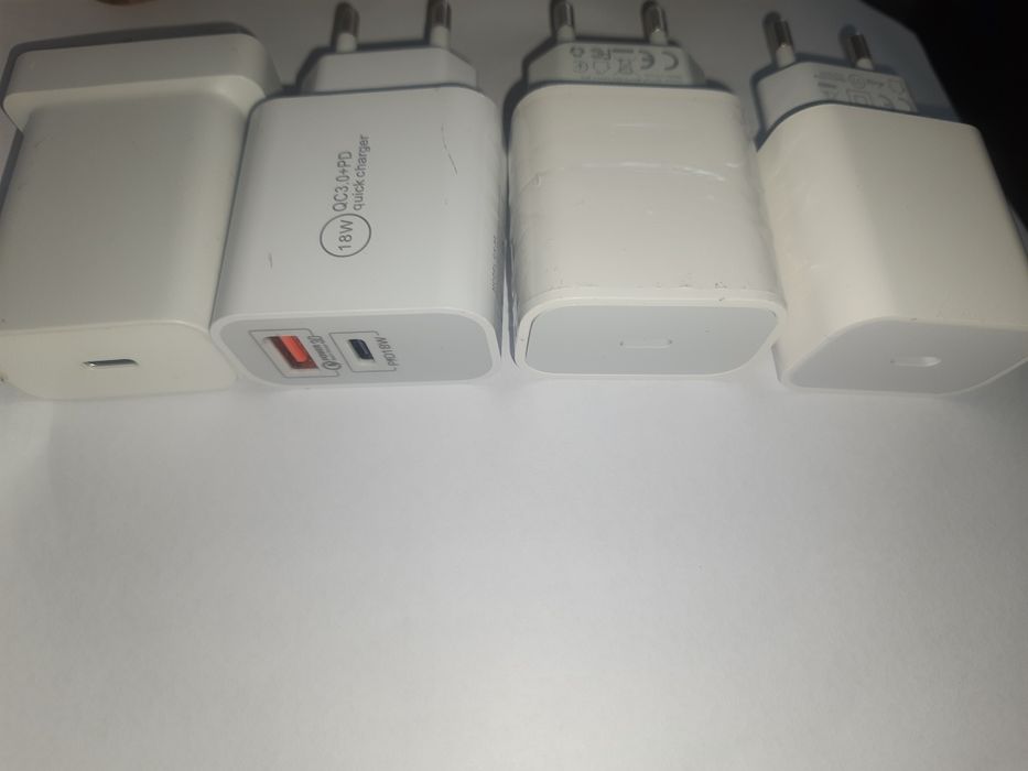 Нови адаптери зарядни 18w 20w лот