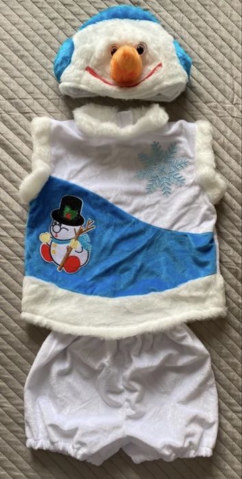 Костюм снеговика новогодний