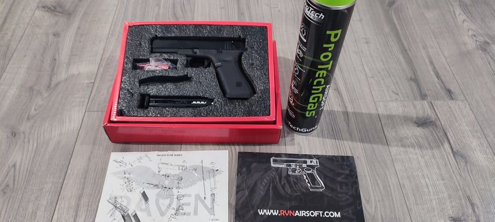 Airsoft Raven Glock 17 пистолет